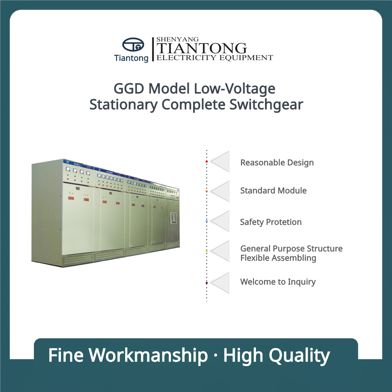 GGD Modell Niederspannungs-Stationär-Komplettschaltanlage
