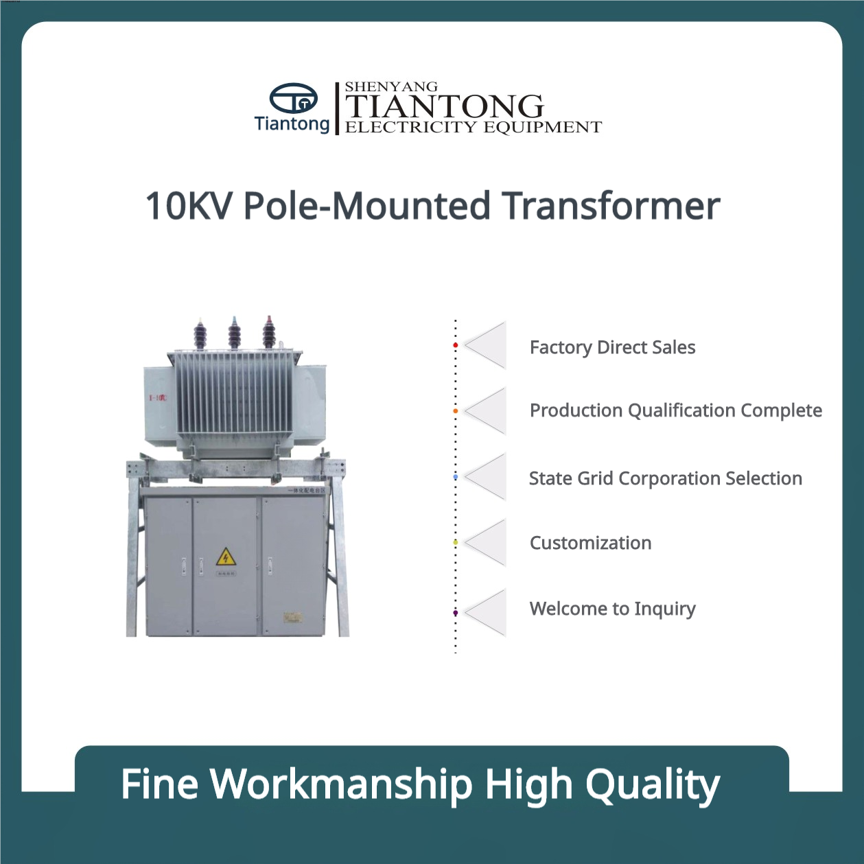 10kv Pole-Mounted Transformer