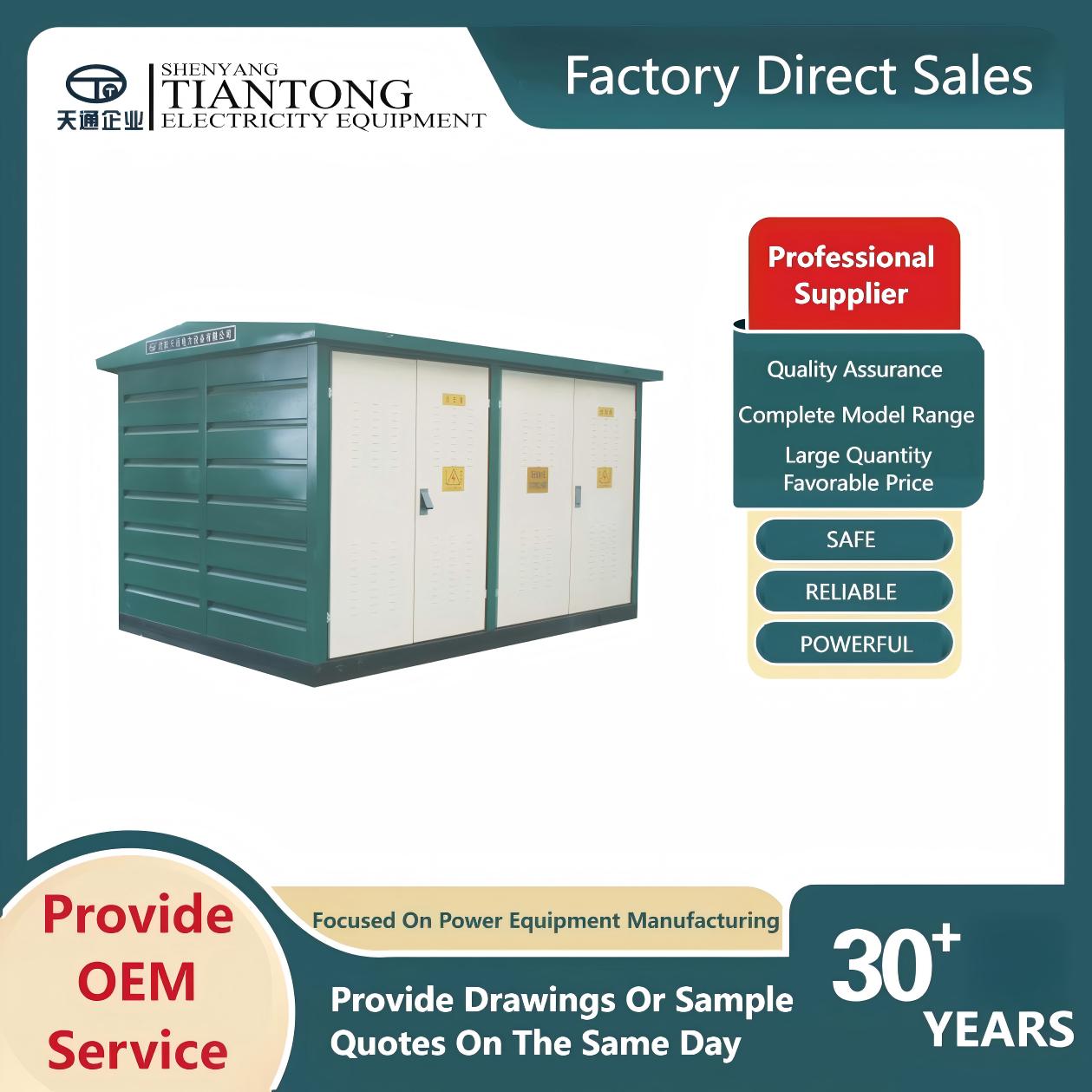 Sous-station préinstallée de type européen, type boîte