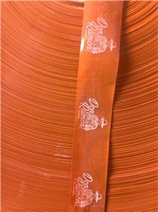 little caliber smoke color plastic sausage casings with printing