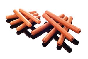 quick peeling hot dog sausage casings