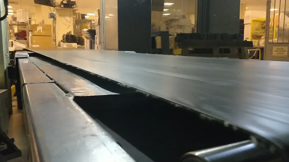 heavy duty rubber conveyor belt