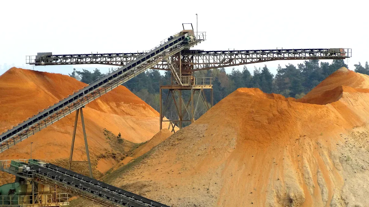 heavy duty rubber conveyor belt