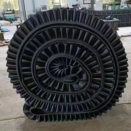 corrugated sidewall conveyor belt