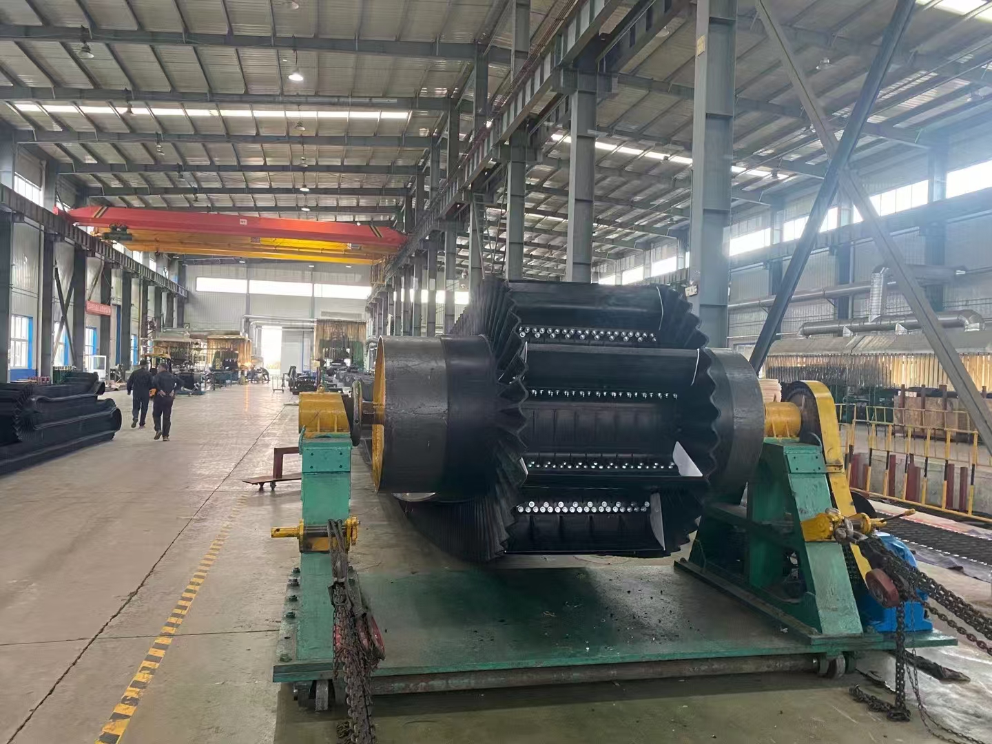Steep Angle Sidewall Conveyor Belt