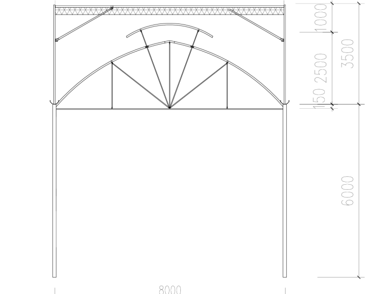 double layer polyethylene greenhouse