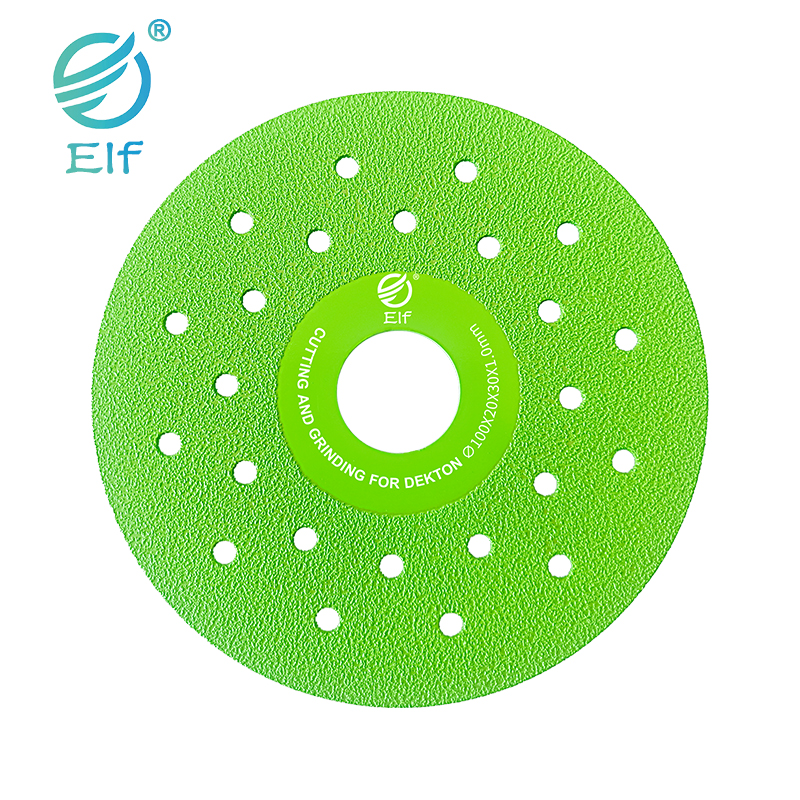 4 inch 100mm Wide Segment 30mm Height Vacuum Brazed Diamond Saw Blade for Denton