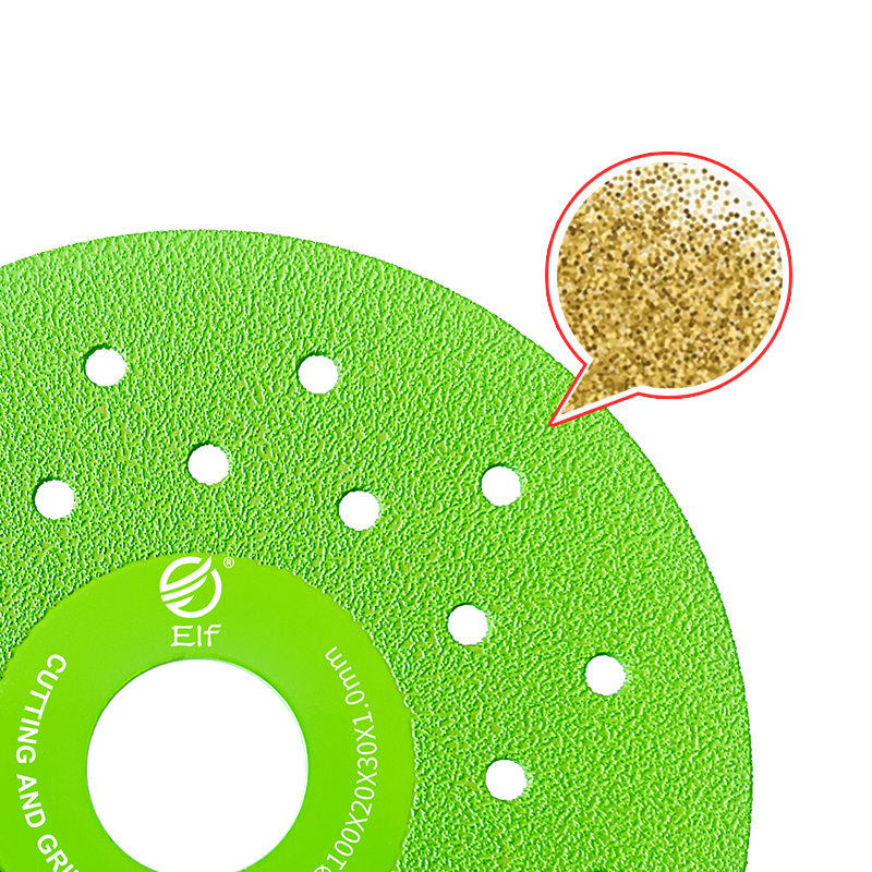 4 inch 100mm Wide Segment 30mm Height Vacuum Brazed Diamond Saw Blade for Denton