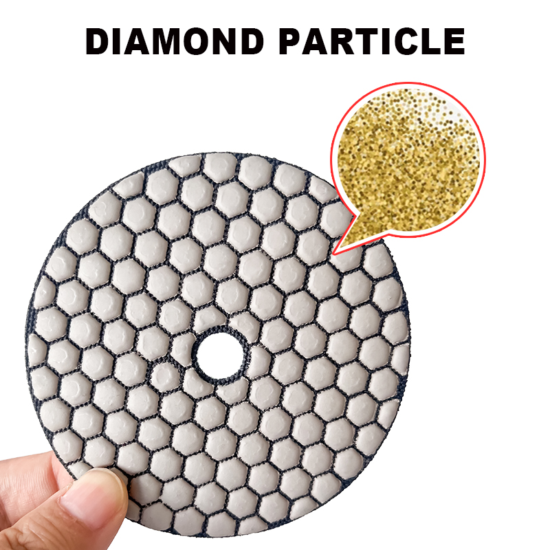 4 Inch 3 Steps Diamond Polishing Pads concrete polishing resin pads Tools For Stone Concrete Tile