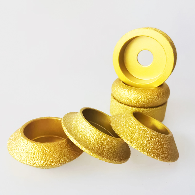 Diameter 75mm Power hand tools angle grinder tools diamond edge grinding wheel for marble ceramic quartz
