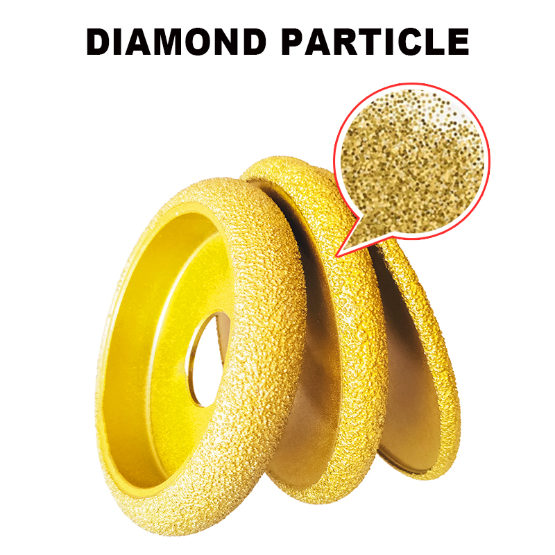 Diameter 75mm Power hand tools angle grinder tools diamond edge grinding wheel for marble ceramic quartz