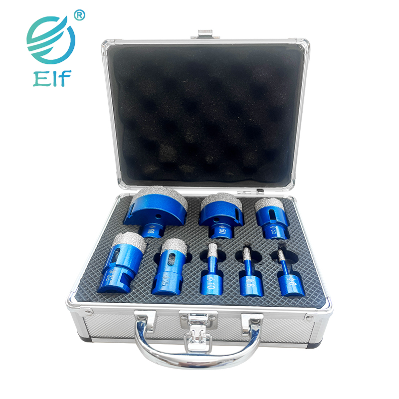 ceramic drill bits Hole Saw Set Tile Drill Bit M14 Brazed Diamond Tools Cutting Bit