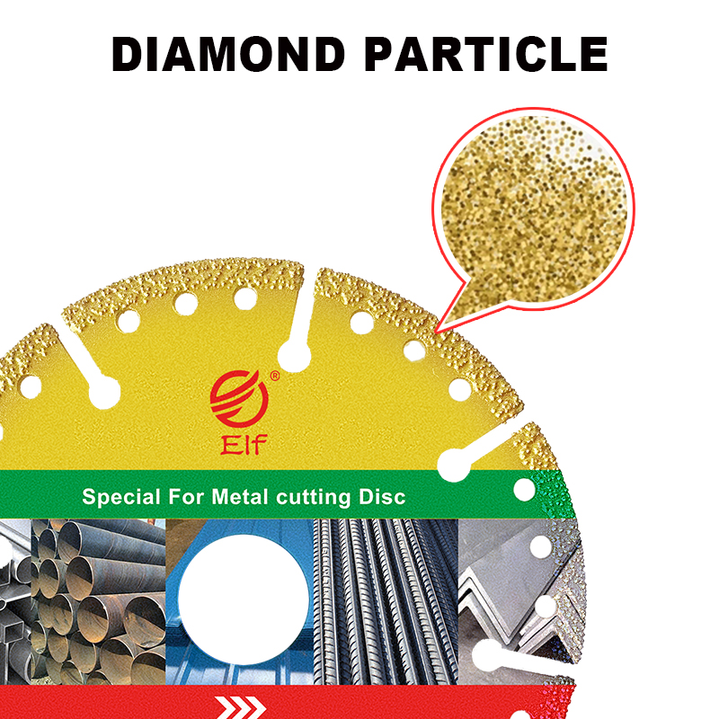 Vacuum brazed-Diamond Saw Blade for Cutting Metal