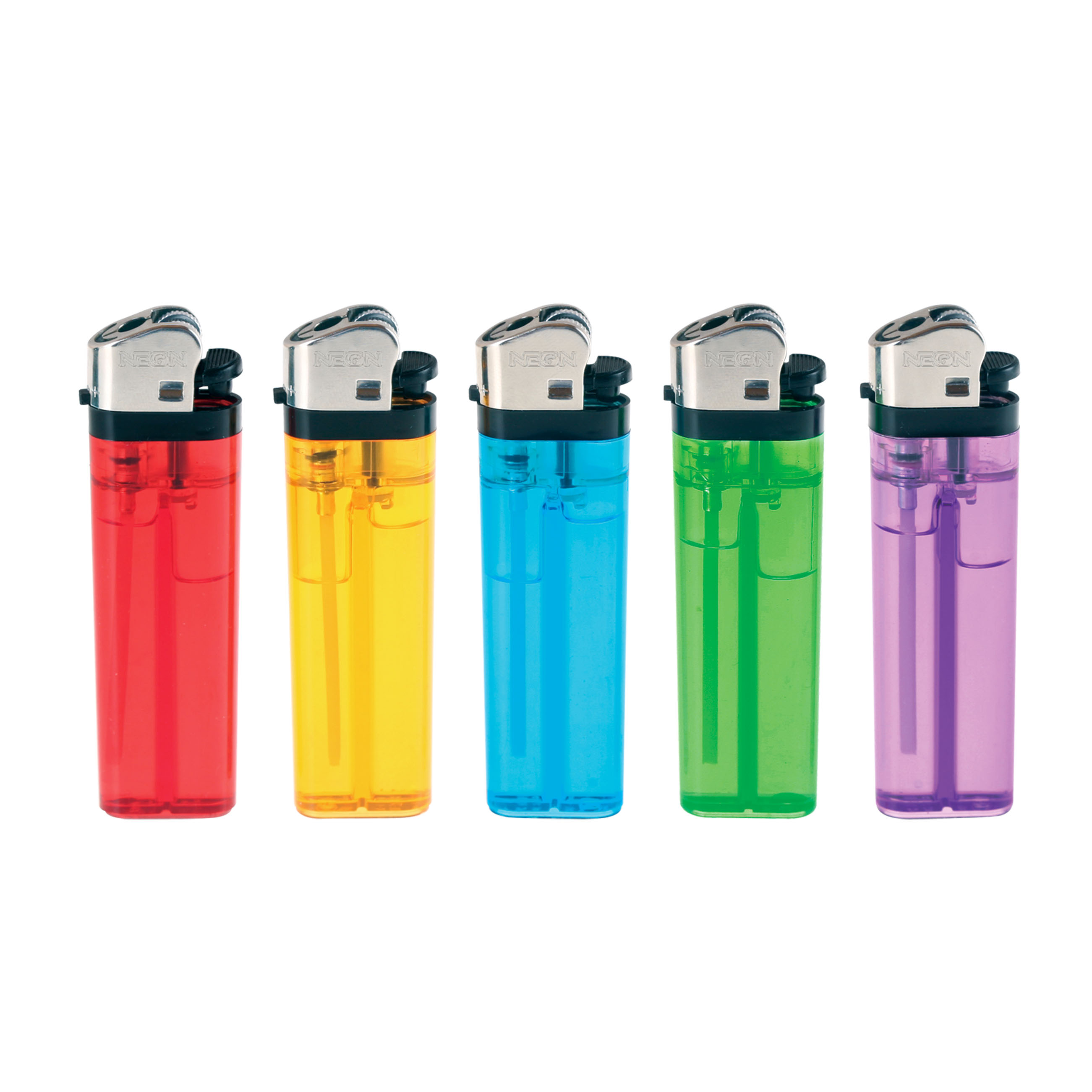 Clear Disposable Plastic Lighter With Adjustable Flame