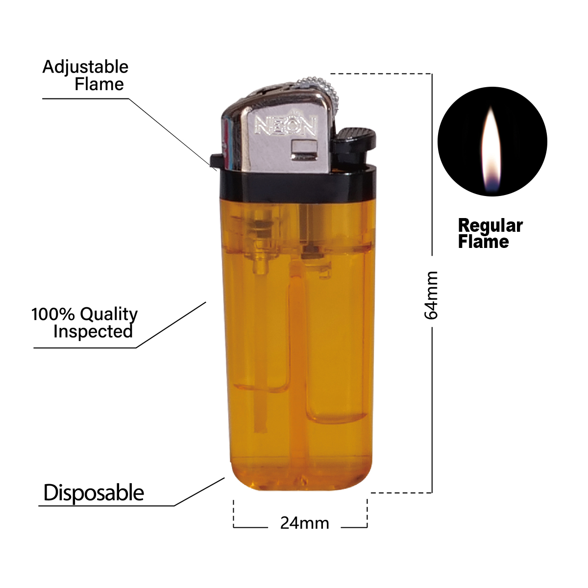 Mini Butane Flint Pocket Stick Candle Lighter
