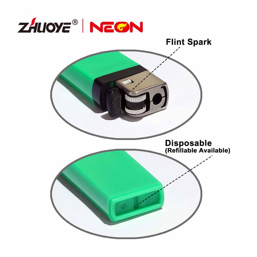 Eco-Friendly Refillable Gas Flint Stick Fire Lighter