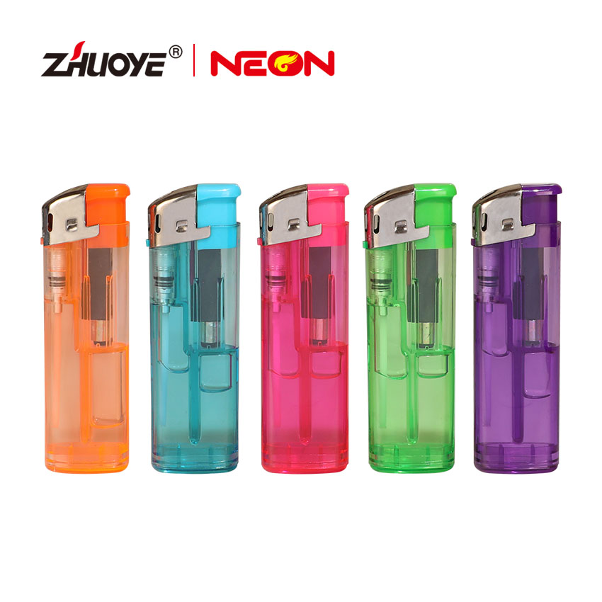 Classic Transparent Electronic Butane Lighter