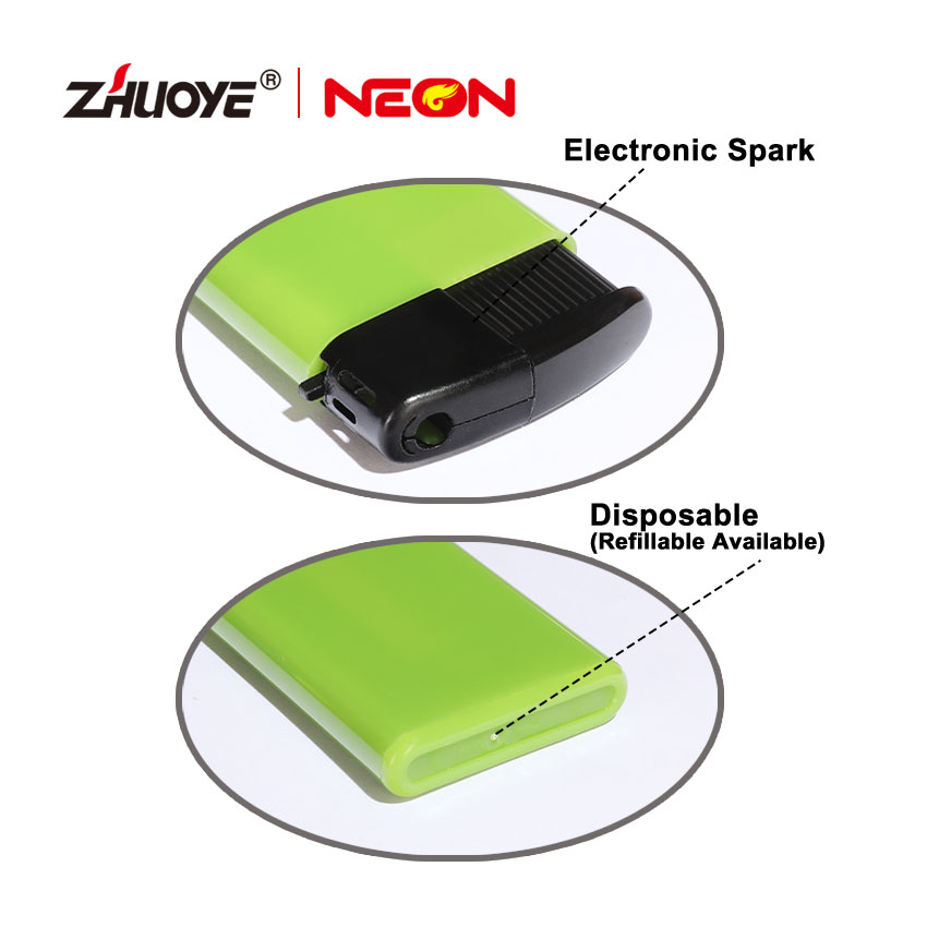 Mini Purple Electronic Butane Pocket Lighter