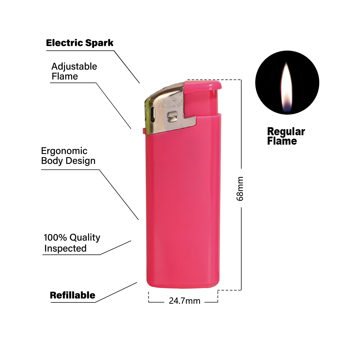 Tiny Handheld Refillable Mini Electronic Lighter