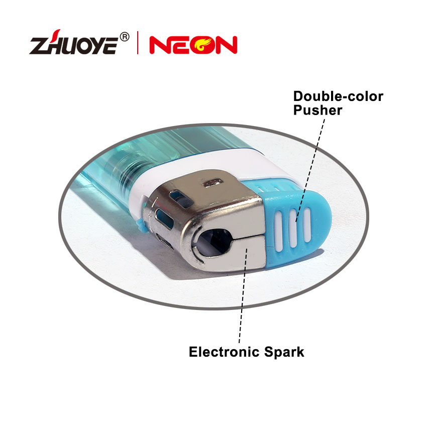 Colorful Push Button Bright Lighter With Multi Colors