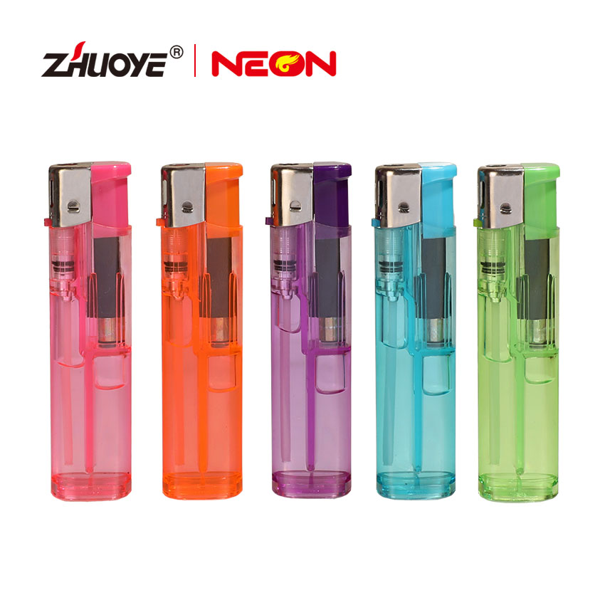 Slim Press Button Butane Pocket Gas Lighter