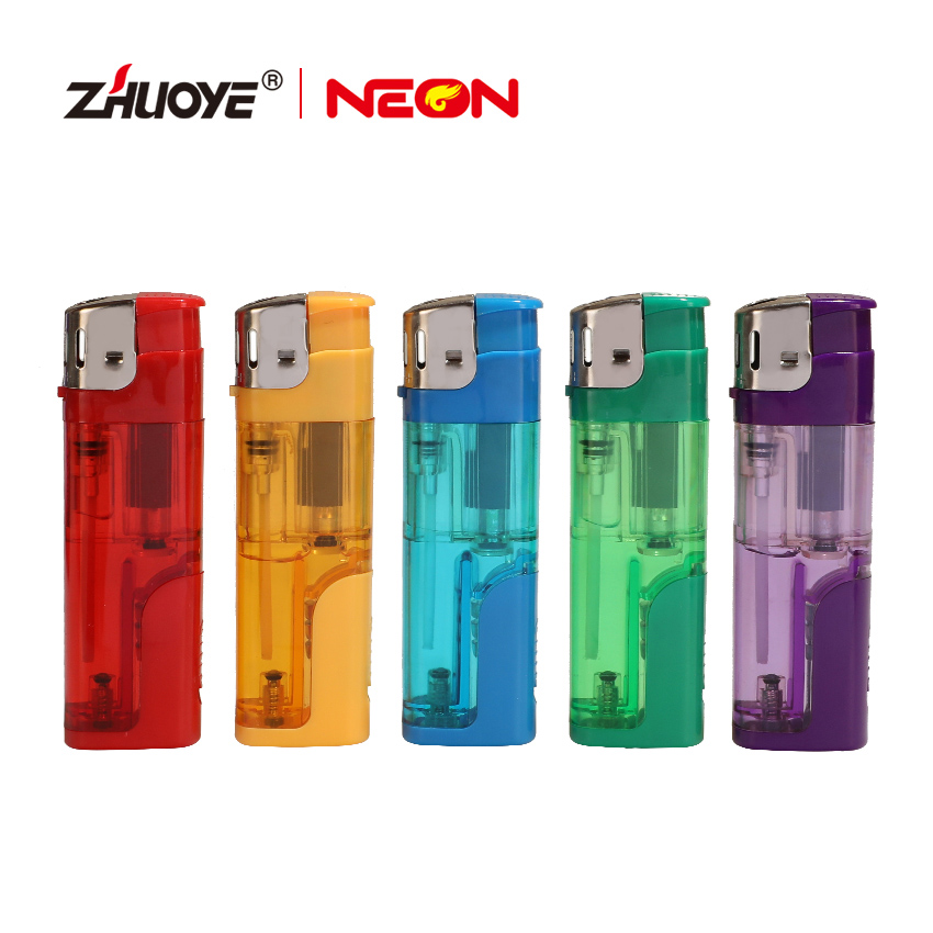 Portable LED Compact Butane Gas Lighter For Camping