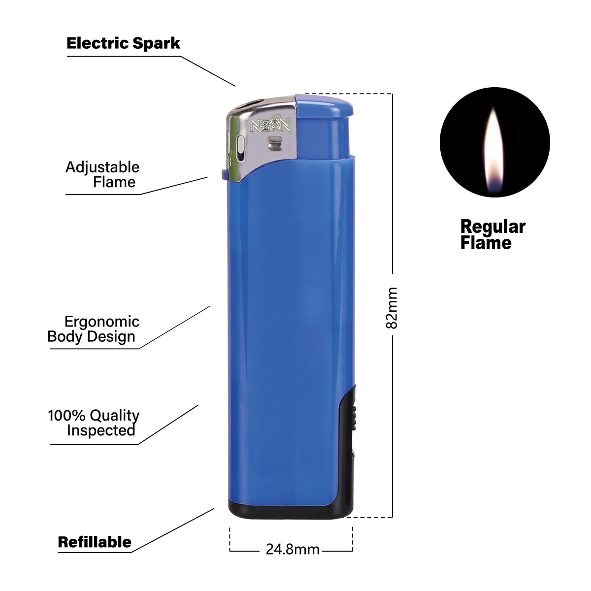 Survival Outdoor LED Lighter, Eco-Friendly Design