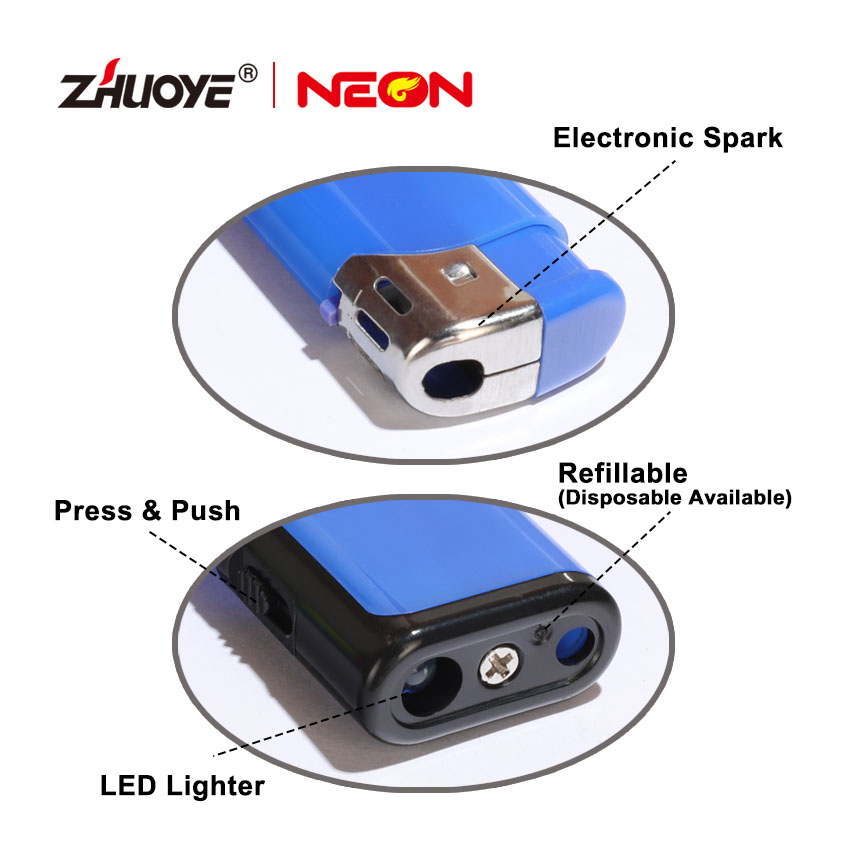 Survival Outdoor LED Lighter, Eco-Friendly Design