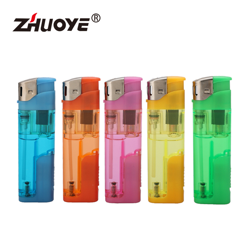 Modern Easy Squeeze Flashlight Lighter With Light