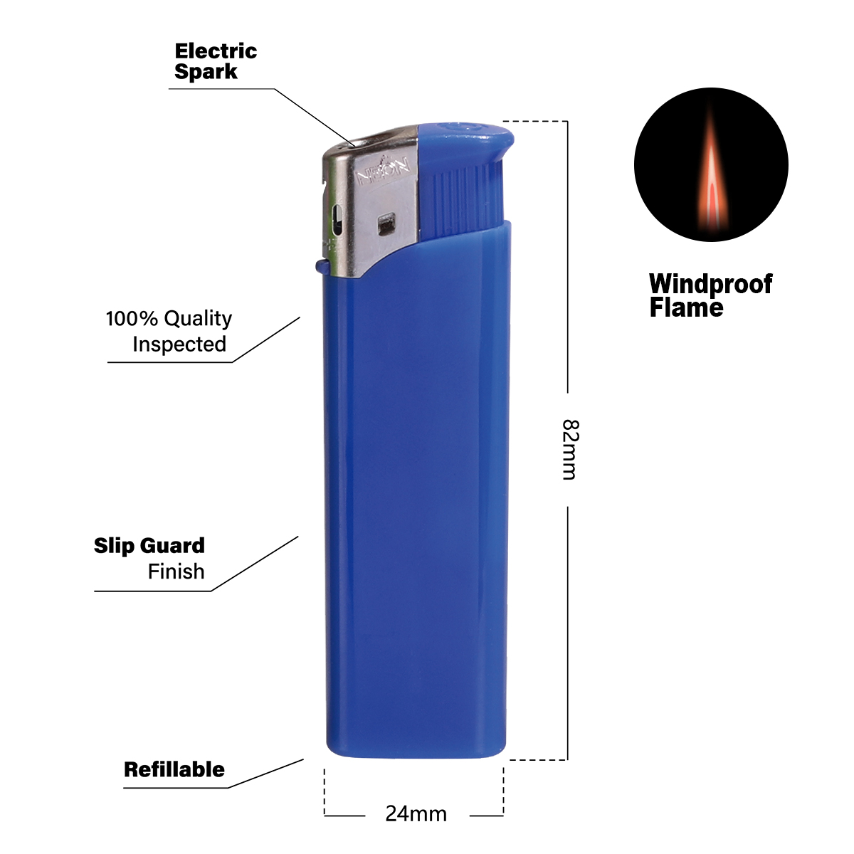 Refillable Classic Windproof Outdoor Cigarette Lighter