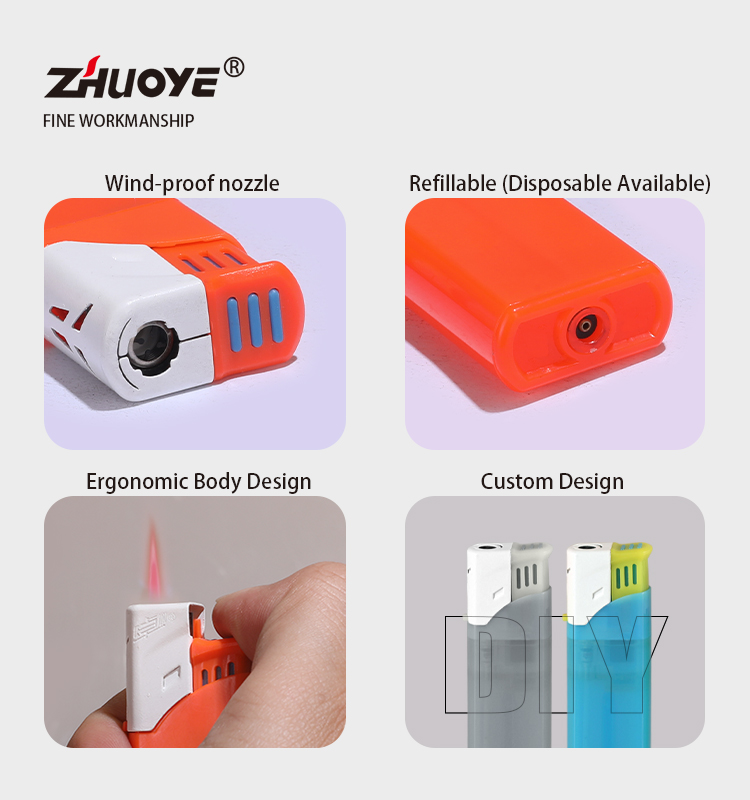 windproof gas cigarette lighter