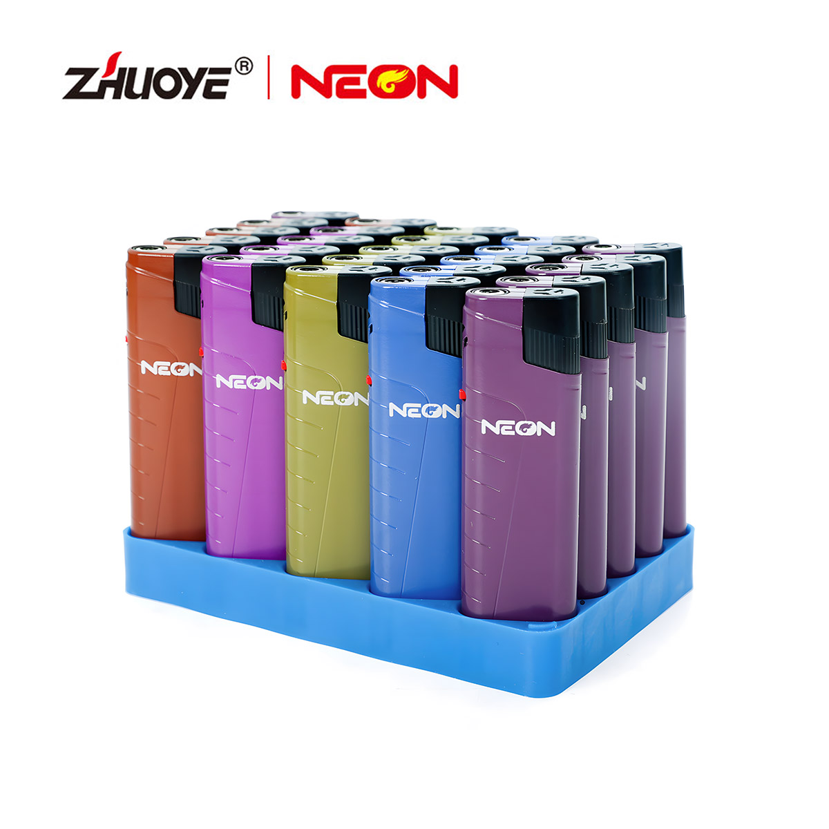 windproof straight torch blue flame lighter
