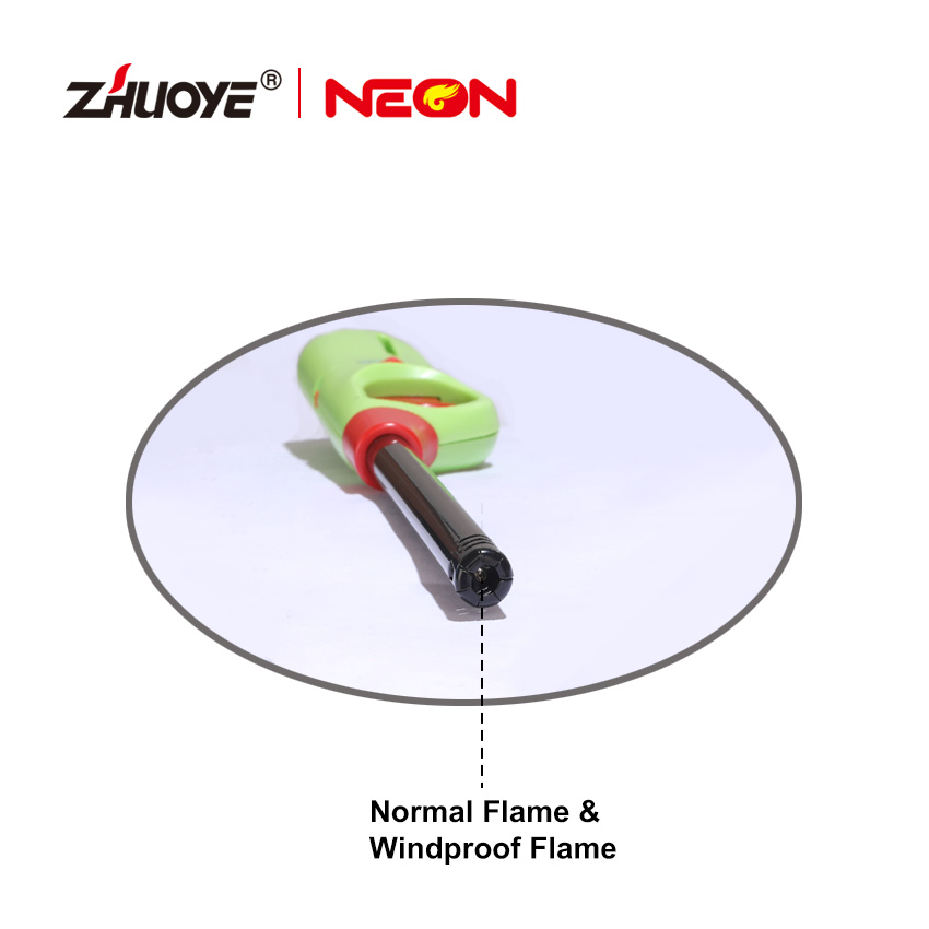Gas Hob Utility Lighter With Wind-Resistant Flame