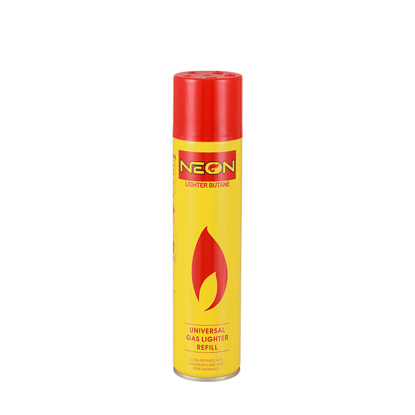 300ml Neon Butane Gas Bottle For Lighter Refills