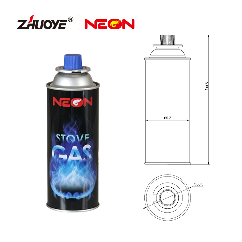 butane camping gas bottle