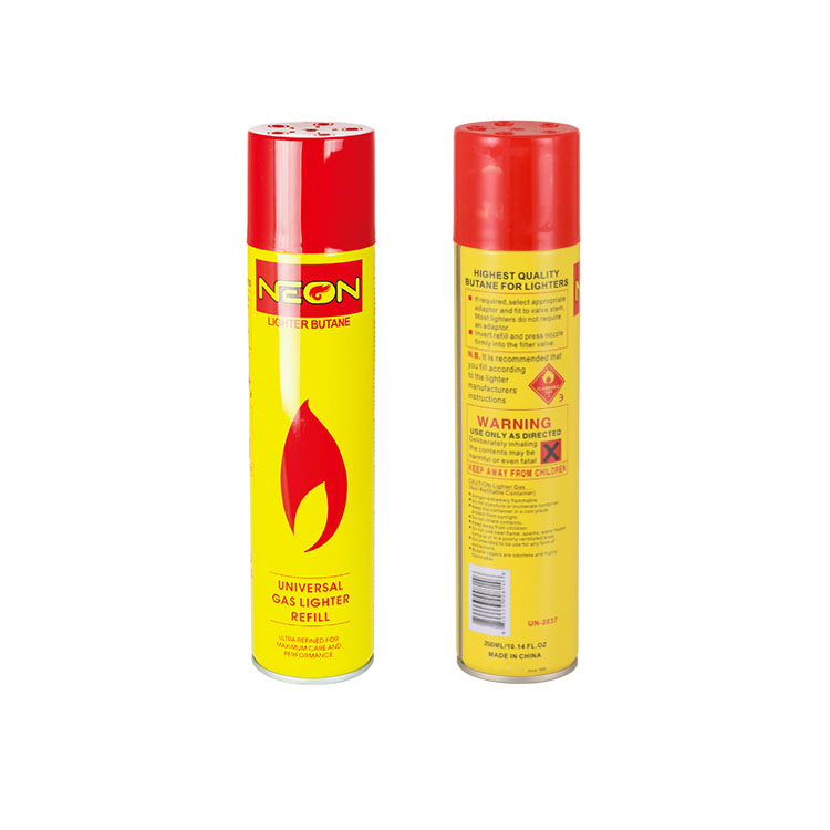 250ML Yellow Butane Torch Fuel For Lighter Refills