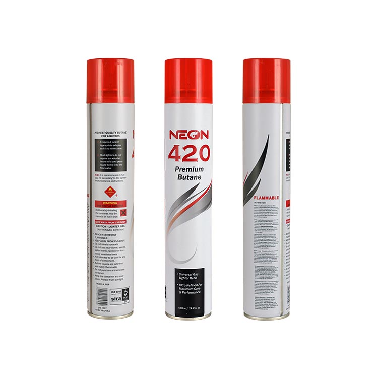 420ML Butane Fuel Cans For Kitchen And Camping Use