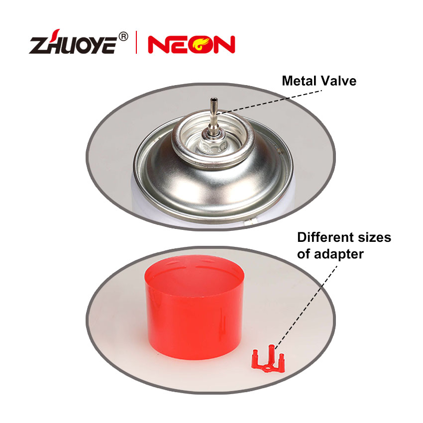 750ML Large Butane Refill Canister For Kitchen Torches