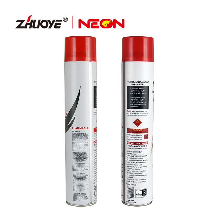 750ML Large Butane Refill Canister For Kitchen Torches