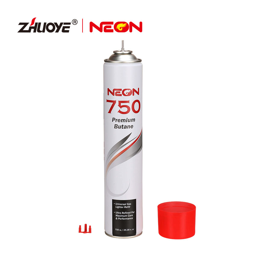 750ML Large Butane Refill Canister For Kitchen Torches