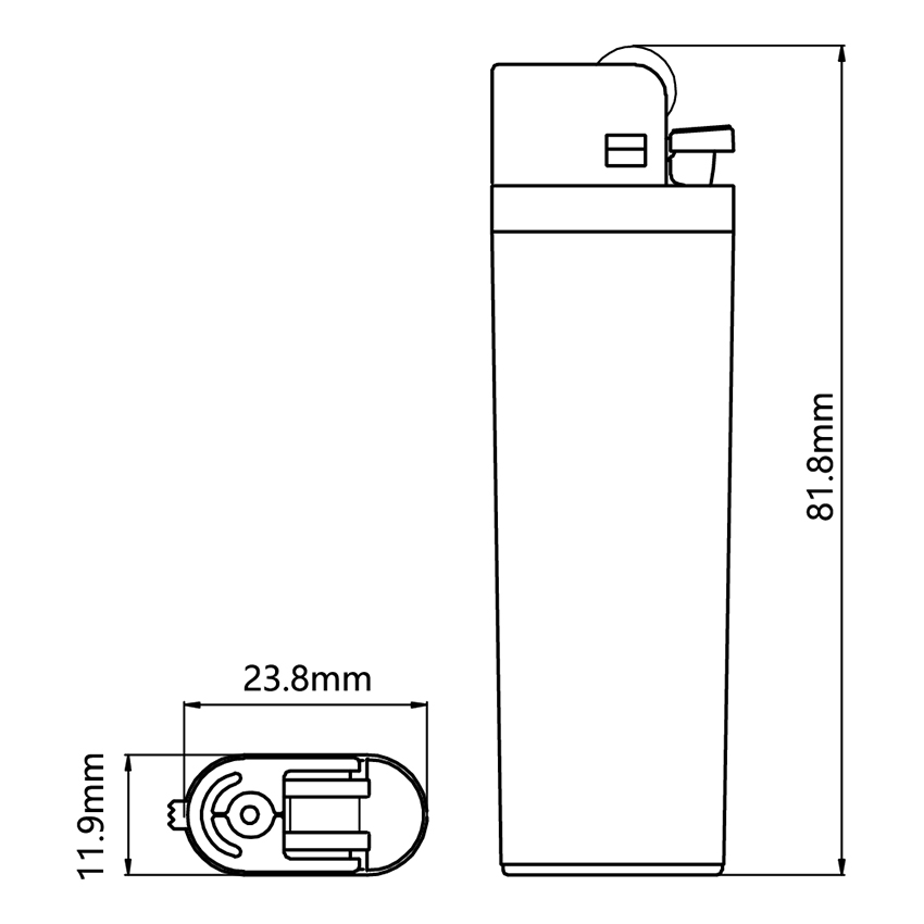Refillable lighter