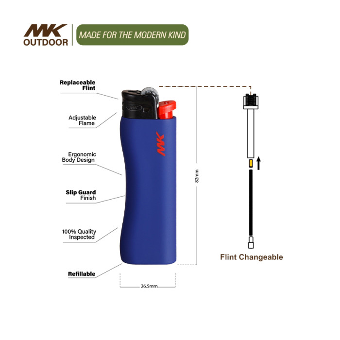 Safety Flint Gas Lighter Durable Disposable Cigarette Lighter