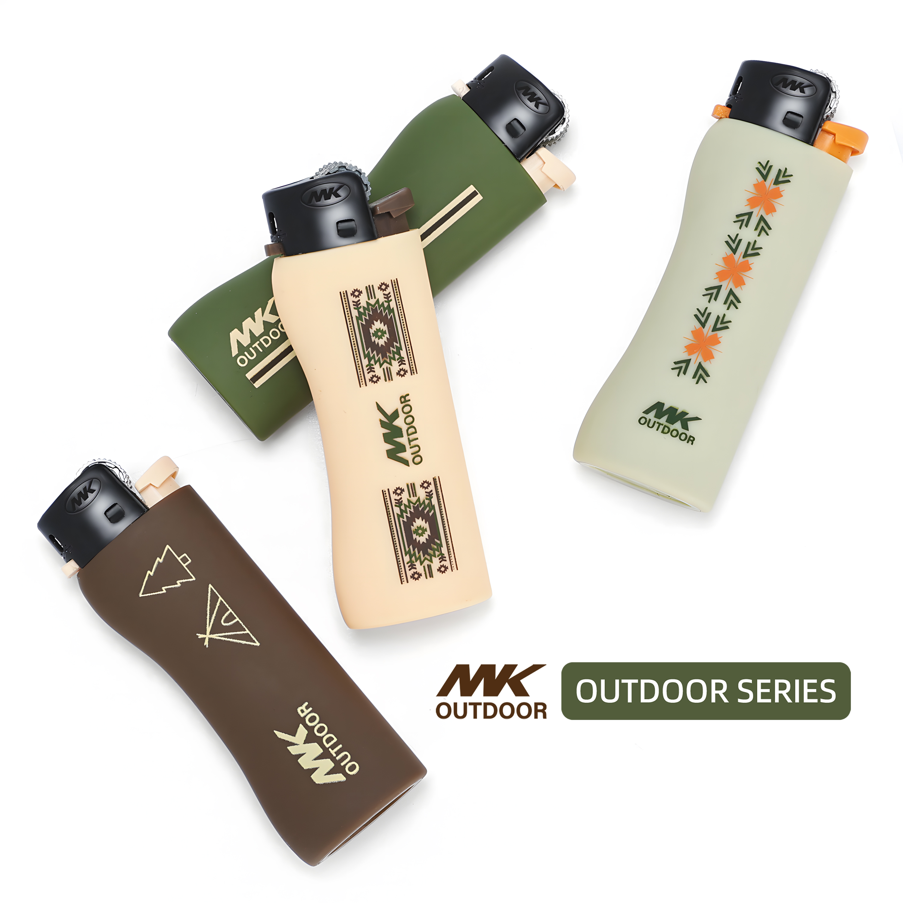 Cylindrical Refillable Flint Lighter