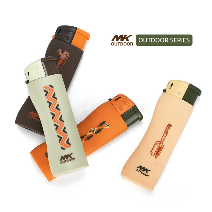Colorful MK Butane Pocket Electronic Outdoor Lighter