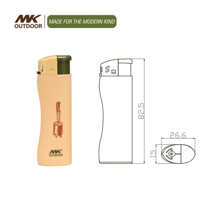 Colorful MK Butane Pocket Electronic Outdoor Lighter