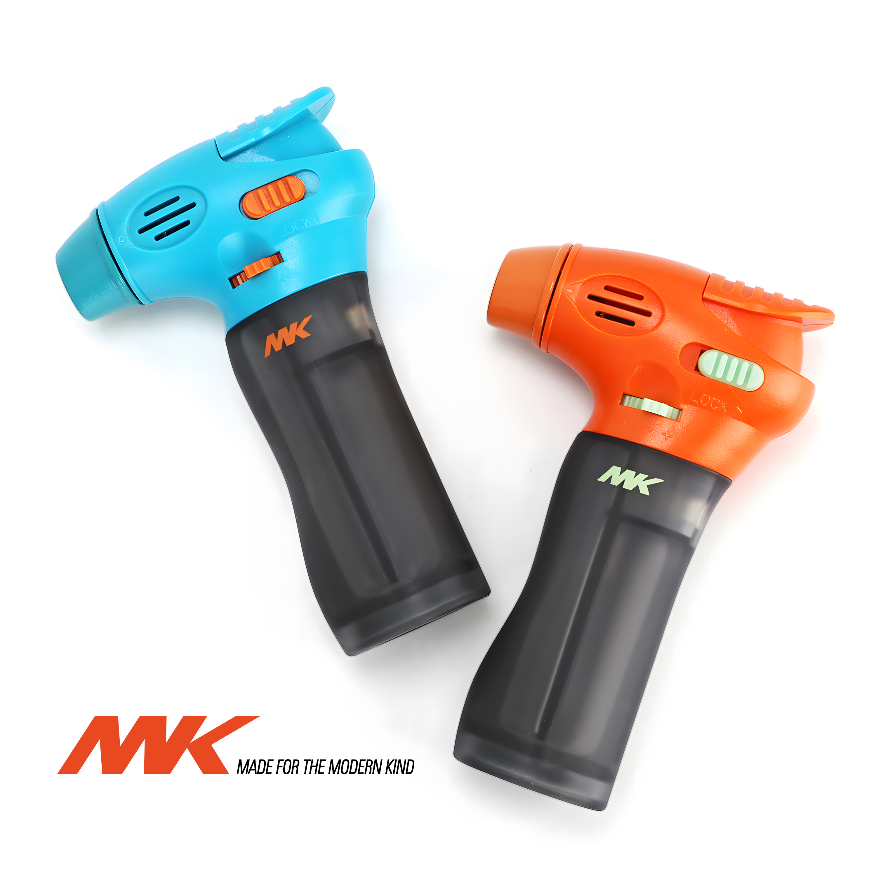 MK Jet Torch Gas Push Button Single Flame Lighter