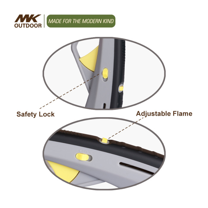 Windproof Waterproof Kitchen Utility Camping Gun Lighter