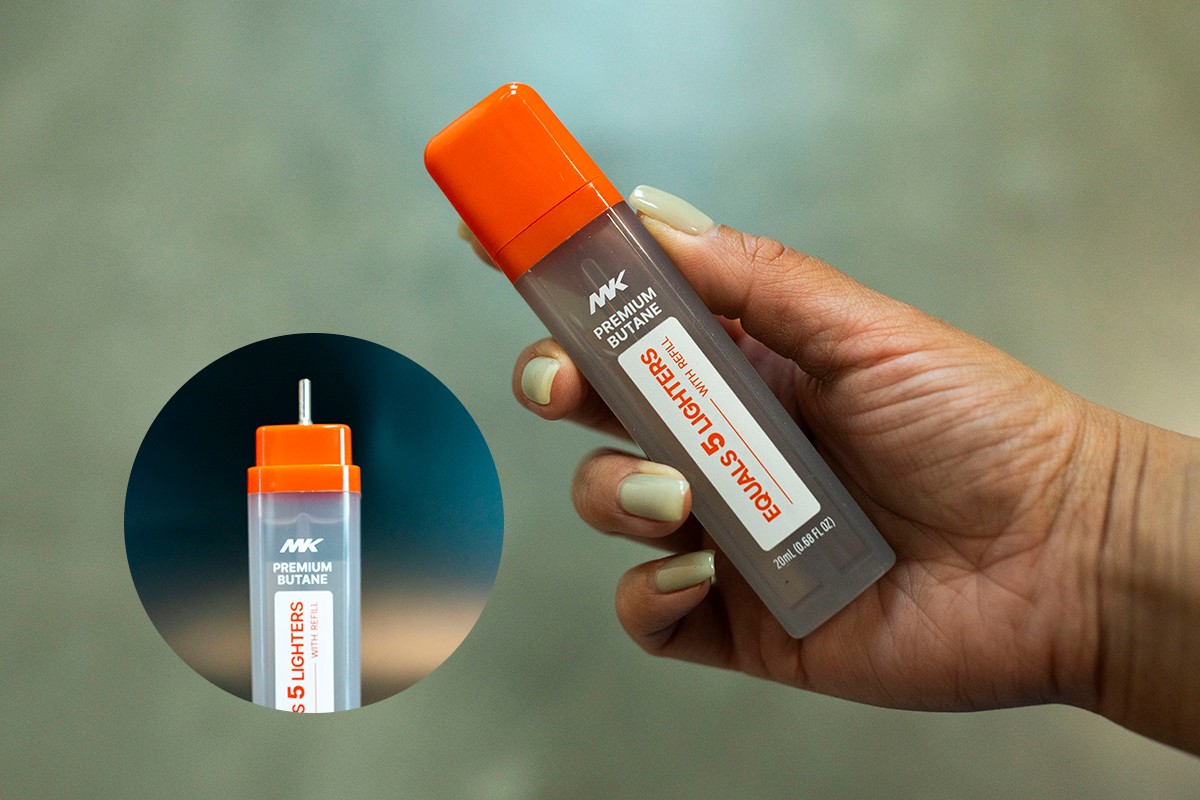 refillable butane lighter