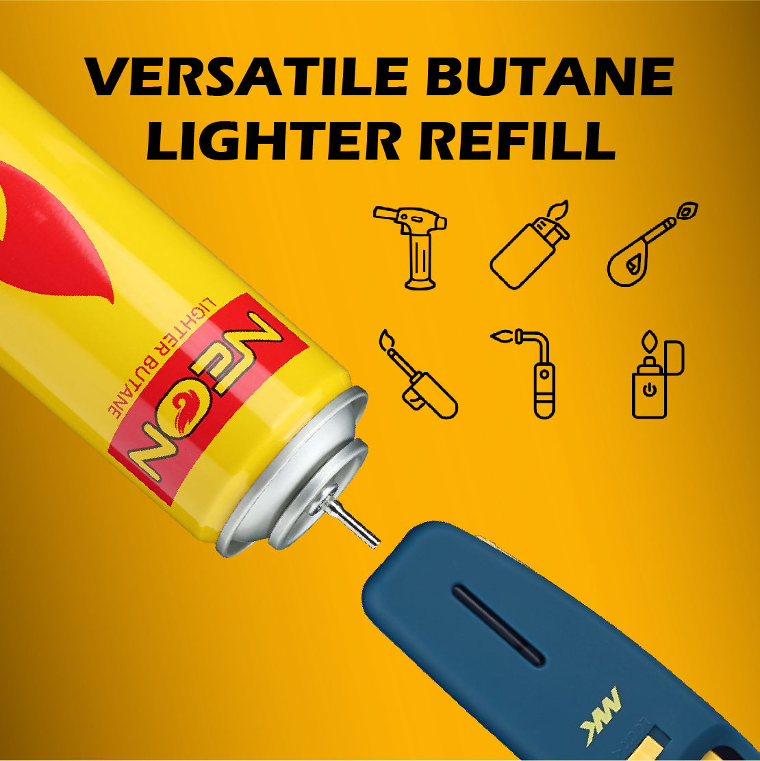 Refillable lighter