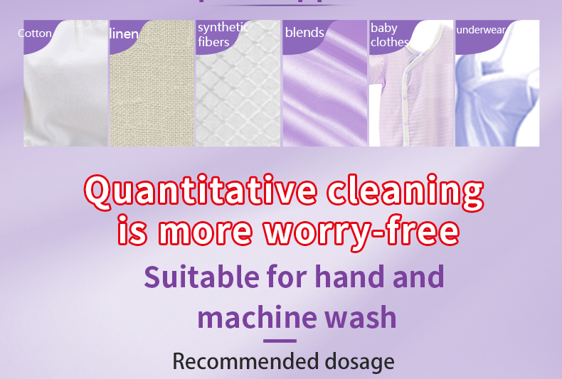 Long Lasting Fragrance Natural Washing Detergent